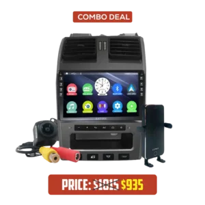 Combo Deal for Ford BA/BF/SY Territory – Head Unit with CarPlay + Wide Angle Reversing Camera + Smart Wireless Charging Car Phone Holder